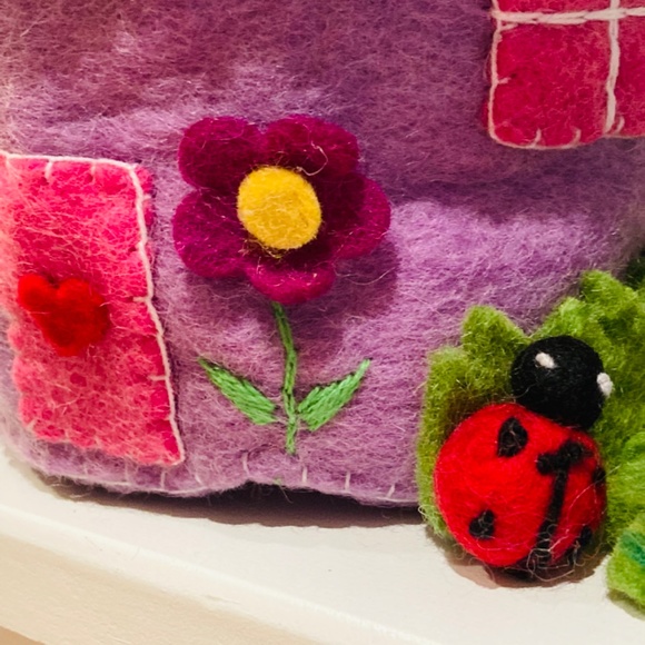 Purple Handmade Fairy House - Picture 5 of 6